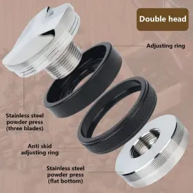 Vigind 772060074092 51mm Coffee Distributor Dual Head Tamper Espresso Distribution Tool Ad #2