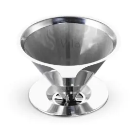 Vila 735899170779 Coffee Filter Fine Mesh Maker Stainless Steel Pour Over Dripper