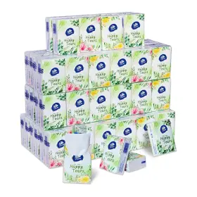 Pt002-96-10 Vinda Happy Tears Wedding Pocket Tissues 96 Packs Of 3-ply Facial Tissue Mini W