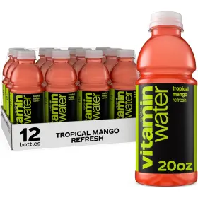 Vitaminwater 786162204851 Refresh Tropical Mango Nutrient Enhanced 20 Fl Oz Pack Of 12