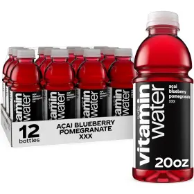 Vitaminwater 786162301154 Xxx A Ai Blueberry Pomegranate Nutrient 20 Fl Oz Pack Of 12
