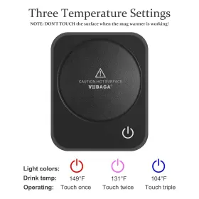 Vobaga 602815749343 Mug Warmer For Coffee Electric Desk With Auto Shut Off 3 #3