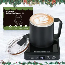 Vob-116 Vobaga Mug Warmer And Set For Desk Coffee Cup With Temperature Timer