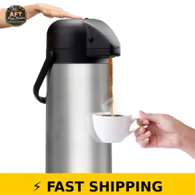Vondior 680491776051 102oz Insulated Stainless Steel Coffee Carafe With Pump