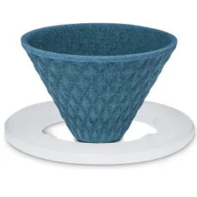 Wablade 570043100556 Ceramic Reusable Coffee Filter Pour Over Dripper Paperless Sustinable Ekubo O