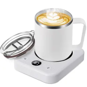 Bw002-w Waipfaru Coffee Mug Warmer And Set For Desk Heated Cup With Auto Shut