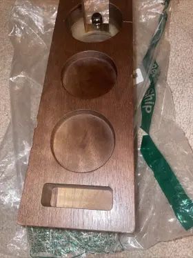 Watchget 972001184710 Ubenkaku Wooden Espresso Tamping Station #2