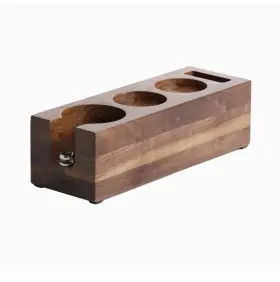 Watchget 972001184710 Ubenkaku Wooden Espresso Tamping Station