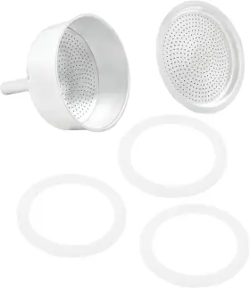 Xingjy0747-006 Waziaqoc Espresso Moka 9 Cup Replacement Funnel Kits 1pack