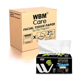 Wbm 840162306547 Care Soft Tissues With Tea Tree Fragrance - 200 Sheets Per Box 10-pack 10 B