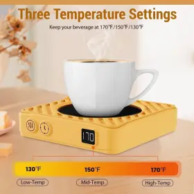 Wenvinda 313027643625 Coffee Warmer With Digital Display 2-12hrs Auto-shut Off For Desk #2