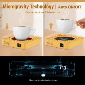 Wenvinda 313027643625 Coffee Warmer With Digital Display 2-12hrs Auto-shut Off For Desk #3