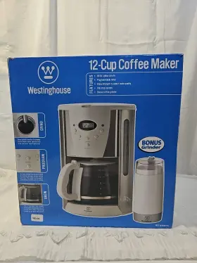 Westinghouse Wst4014w1119 12-cup Coffee Maker Which Includes A Bonus Grinder