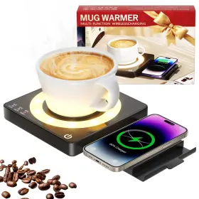 Ht099 Wholev Coffee Mug Warmer Smart 15w Wireless Charging For Desk/home 3 He
