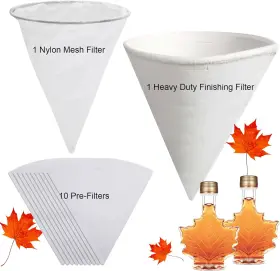 Wimdoyily 313111277279 Maple Syrup Filter Set 12 Pcs 1 Quart Reusable System Includes