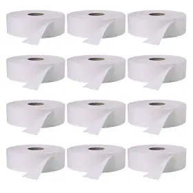 Windsoft 080000110480 202 2 Ply Jumbo Bath Tissue Roll 1000ft Length X 3-2/5 Inch Width White Case Of