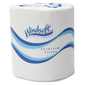 Win2405 Windsoft Toilet Paper 48-pack Bulk Bath Tissue Rolls Individually Packaged Septic