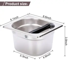 Wsnb 641310690491 Coffee Knock Box Stainless Steel Espresso Boxdurable Coffe