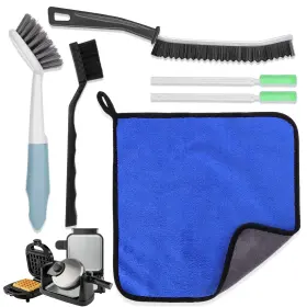 K-240 Xangnier 6 Pcs Waffle Maker Cleaning Brush Kit - Non-scratch Deep Clean Tool