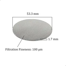 Xiwenquku 707310185785 2 Pack 53.3mm Coffee Portafilter Puck Screen Reusable 1.7mm Thickness #2