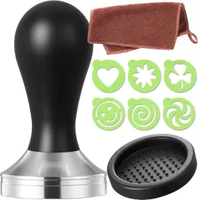 Xl Enterprises Ltd. 711181063868 Espresso Tamper Set - 51mm And Accessories Premium Barista Esp