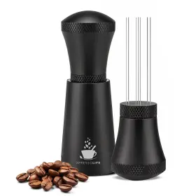 Xpressolife 200144741039 Wdt Tool Inch Espresso Distribution Tools Black Aluminum Alloy Handle With Stand Cof