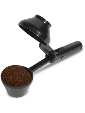 22420746 Xuyelora Coffee Scoop And Funnel Bar Handheld Long Handle For 7.48x2.09x2.2inch Black