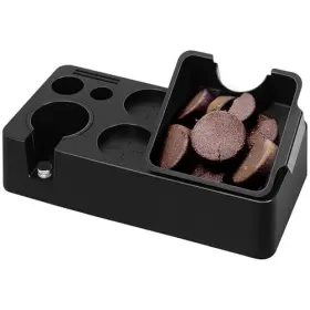 8in1ets Y-step Espresso Knock Box 8 In 1 Tamping Station Abs Coffee Tamper