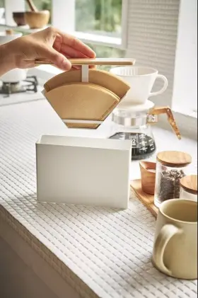 Yamazaki 903208038027 New In Box Modern Japanese Tosca Paper Coffee Filter Holder 3802