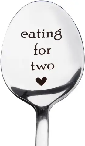 Sp01-1-mn Yaozeio Pregnancy Gifts For Expecting Mom To Be Eating Two Silver