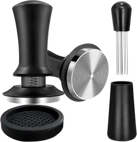Yeelan 313025847865 Coffee Espresso Tamper 51mm With Wdt Tool Calibrated Spring Loaded Tampe