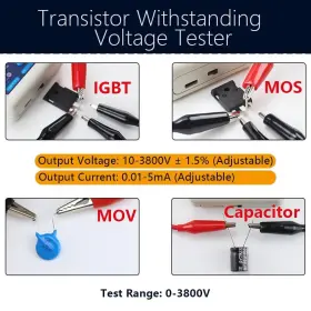 0-3800v Yekmlco 744110077384 Withstand Voltage Tester Igbt Transistor Diode Mos Triode Ny38 #3