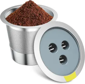 Yeosen 445013575542 Stainless Steel Reusable K Cups Compatible With Ninja Dual Brew Coffee Maker