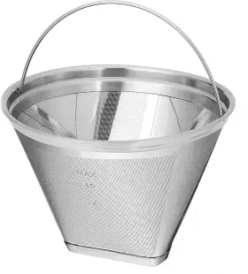 Yeosen 445026378376 Coffee Filter 4 Cone Reusable Fit For Cuisenart Ninja Hamilton Bea