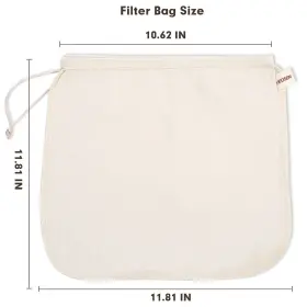 Yeosen 700306408318 3 Pack Reusable Coffee Filters Cold Brew Bags Large 11.8 In X Br #3