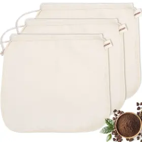Yeosen 700306408318 3 Pack Reusable Coffee Filters Cold Brew Bags Large 11.8 In X Br