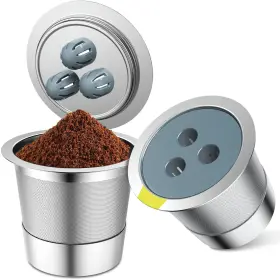 Upgrade2 Yeosen 700306410984 Stainless Steel Reusable K Cups Compatible With Ninja Coffee Maker P