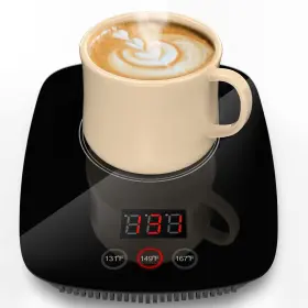 Yeosen 713752428700 Coffee Mug Warmer Upgrade Cup With 3 Temperature Setting