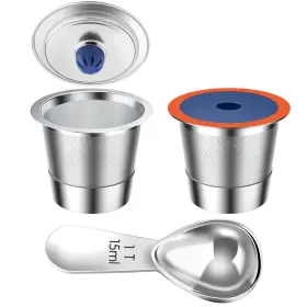 Yeosen 722929836538 Stainless Steel Reusable K Cups For Keuring 2.0& 1.0 Coffee Pods