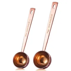 2tbsp Yepcloud 734065029217 Rose Gold Coffee Scoop Long Handle Measuring 1tbsp And
