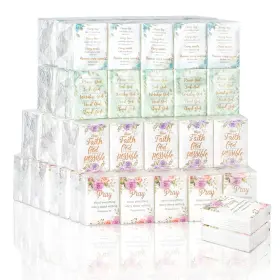 Yhntgb 762736418619 120 Pack Bible Theme Facial Tissues Individual Bulk Christian Pocket Siz