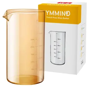 Ymmind 707091485753 Standard Universal Design 34 Oz French Press Replacement Glass Beaker
