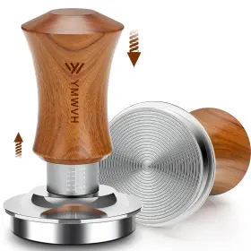 Ymwvh 717687778619 Espresso Tamper 51mm 2 Spring-loaded Calibrated With Stainless Steel R