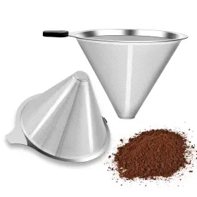 Aub09jvqvjh1 Yolife Pour Over Coffee Filters 2 Pcs Stainless Steel Filter Paperle