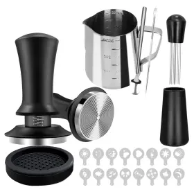Zx013355755001 Yolispa Zx013355755001/0221-usfba Espresso Accessories Kit 22 Pcs Coffee Tamper Set With 58mm
