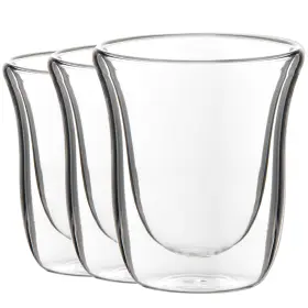 Youngever 810057397615 3 Pack Espresso Cups 2.8 Inches Width X Height Clear