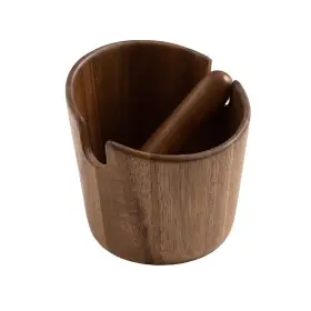 Ckb001 Ytnjzl 5 Inch Coffee Knock Box Espresso Wood Bin For Machine Coff