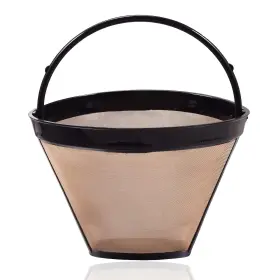 Filters8-12 Yuhuan 788399440590 Reusable No.4 Basket Cone Coffee Cup Replacement Filter Fo