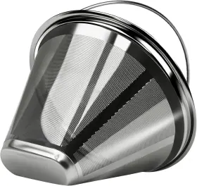 Yuucoo 313054066084 #4 Coffee Filter Reusable Stainless Steel Compatible