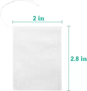 Cf0555 Yzurbu 200pcs Cold Brew Coffee Filter Bags 2ftft X 2.8ftft No Mess Disposable Bag W #3